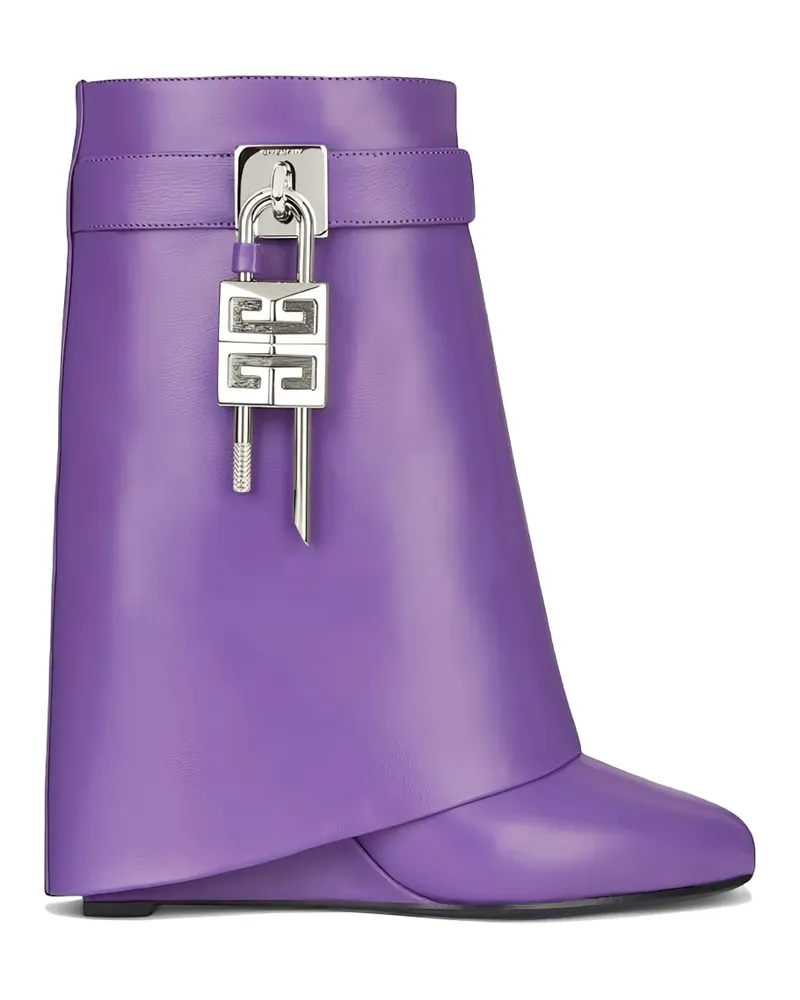 Givenchy Shark Lock ankle boots - Violett Violett