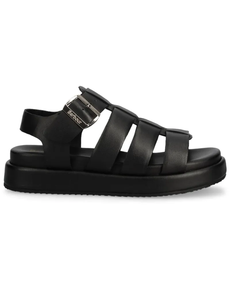 Barbour Charlene Sandalen - Schwarz Schwarz