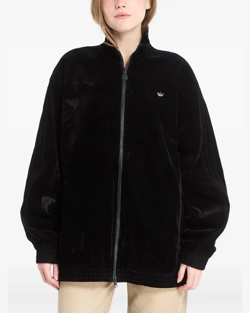adidas Firebird zip-up jacket - Schwarz Schwarz
