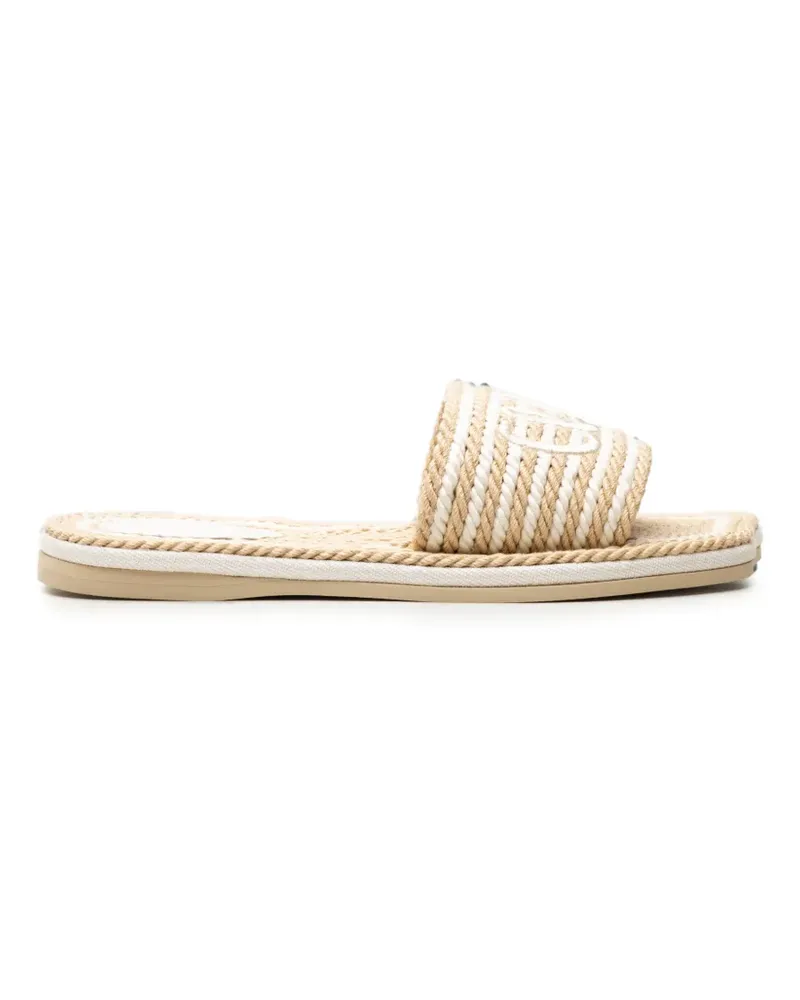 Chloé Woody rope-detail sandals - Nude Nude