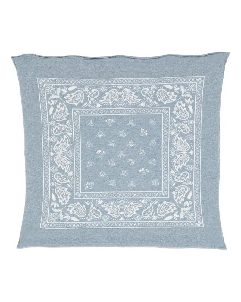 Barrie Schal mit Paisley-Print - Blau Blau