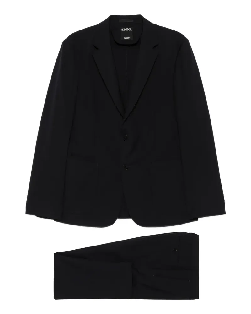 Ermenegildo Zegna single-breasted suit - Schwarz Schwarz