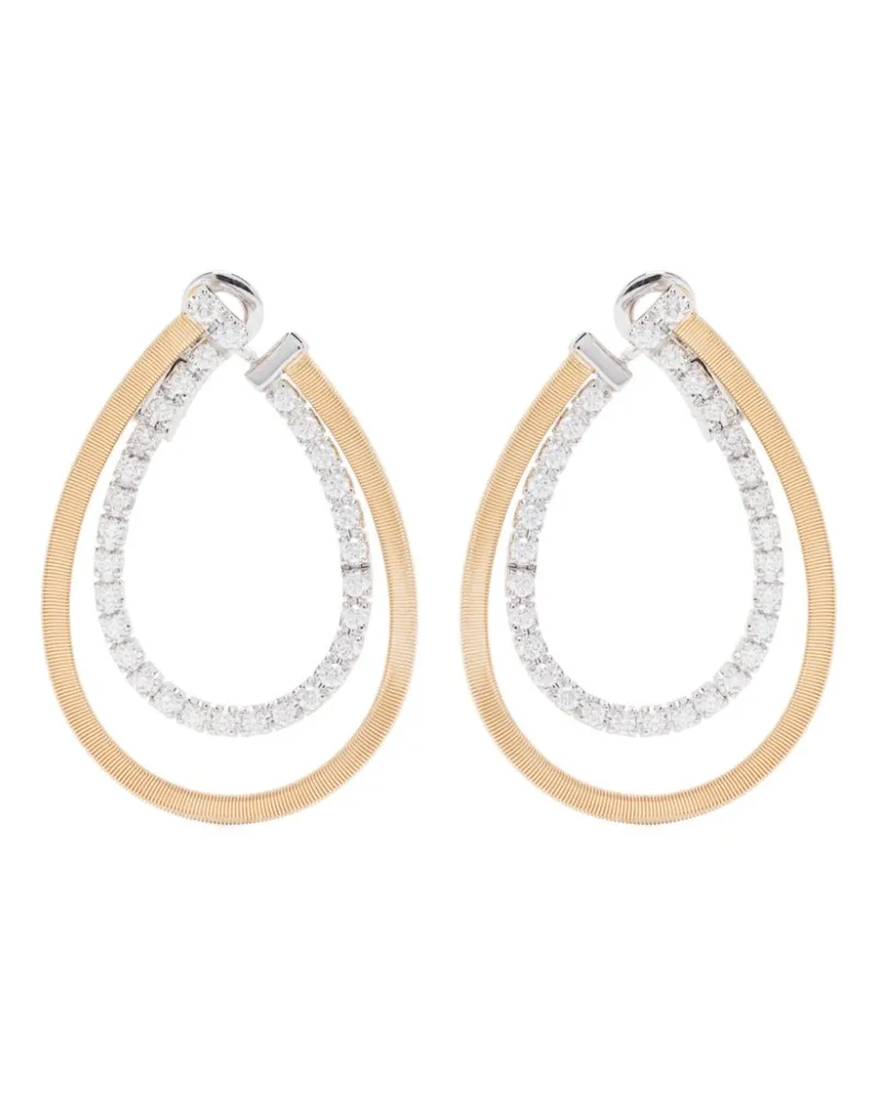 Marco Bicego 18kt Gelbgold-Hängeohrringe mit Diamanten Gold