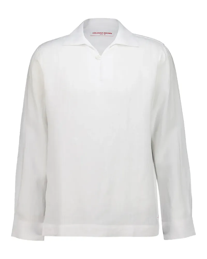 Orlebar Brown Vincent long-sleeve shirt - Weiß Weiß