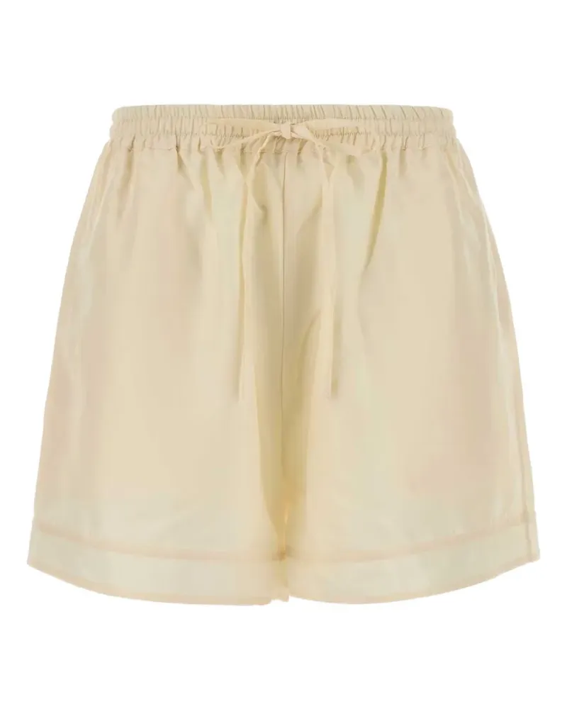 Le Kasha 1918 Wensu silk twill shorts - Nude Nude