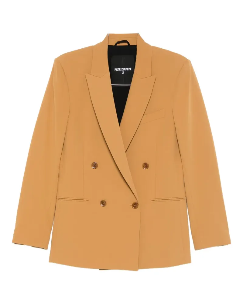 Patrizia Pepe double-breasted blazer - Nude Nude