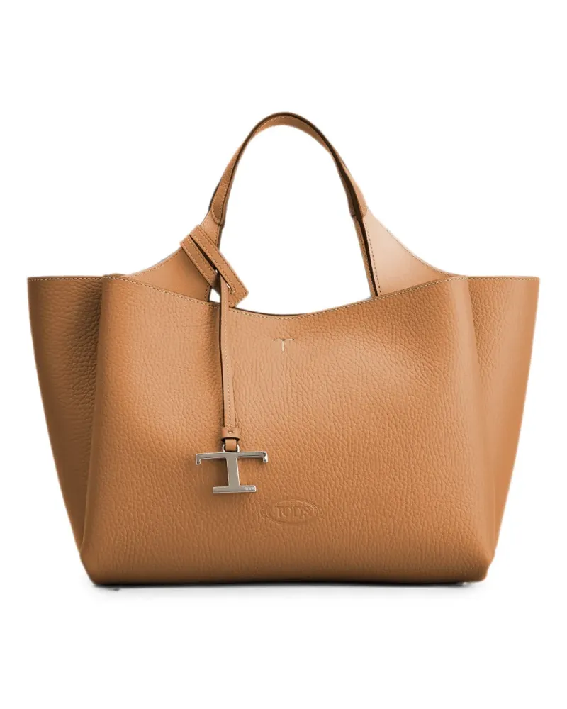 TOD'S bag in leather mini - Nude Nude