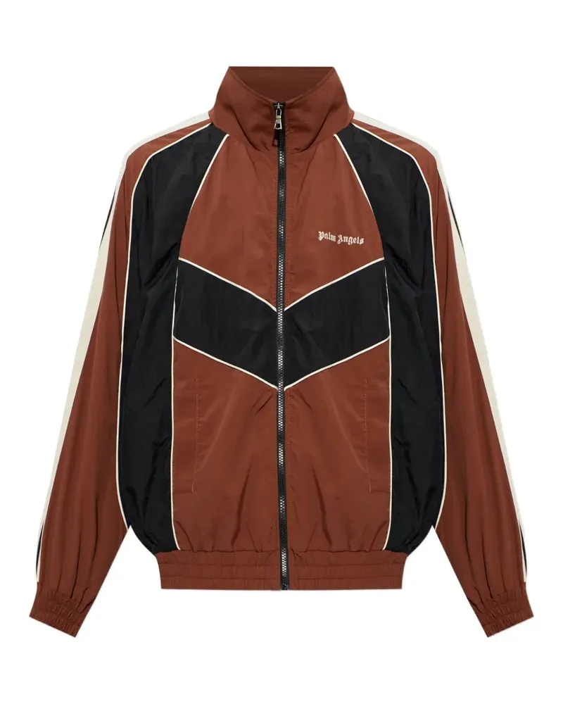 Palm Angels Hollywood stand-up collar jacket - Braun Braun