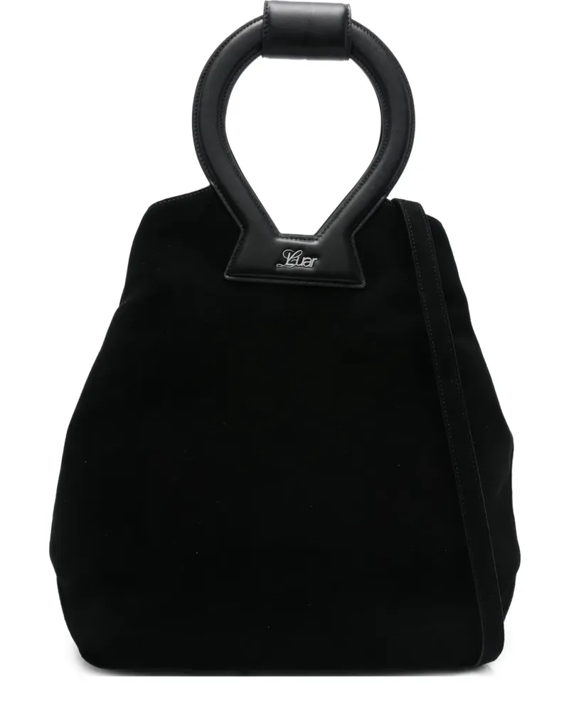 Luar Brooke Tote Bag mit Rundhenkel - Schwarz Schwarz