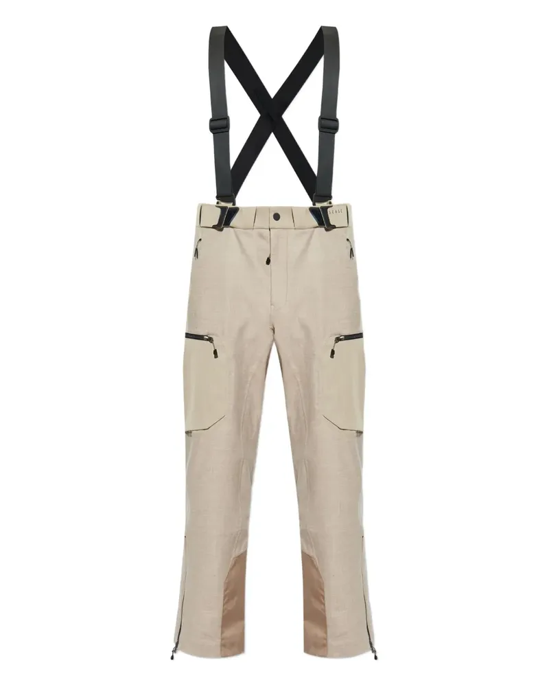 SEASE zip-pocket ski bottoms - Nude Nude