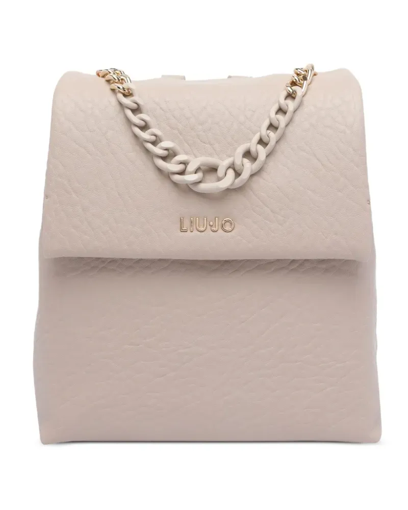 Liu Jo Rucksack mit Zierkette - Nude Nude