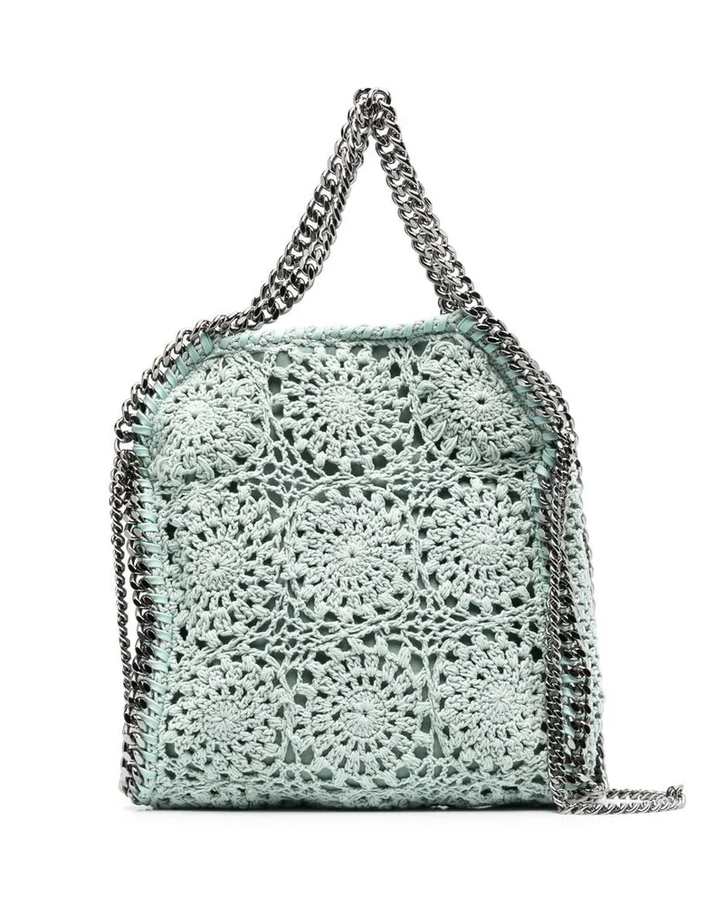 Stella McCartney Handtasche mit Häkeldetail - Grün Grün