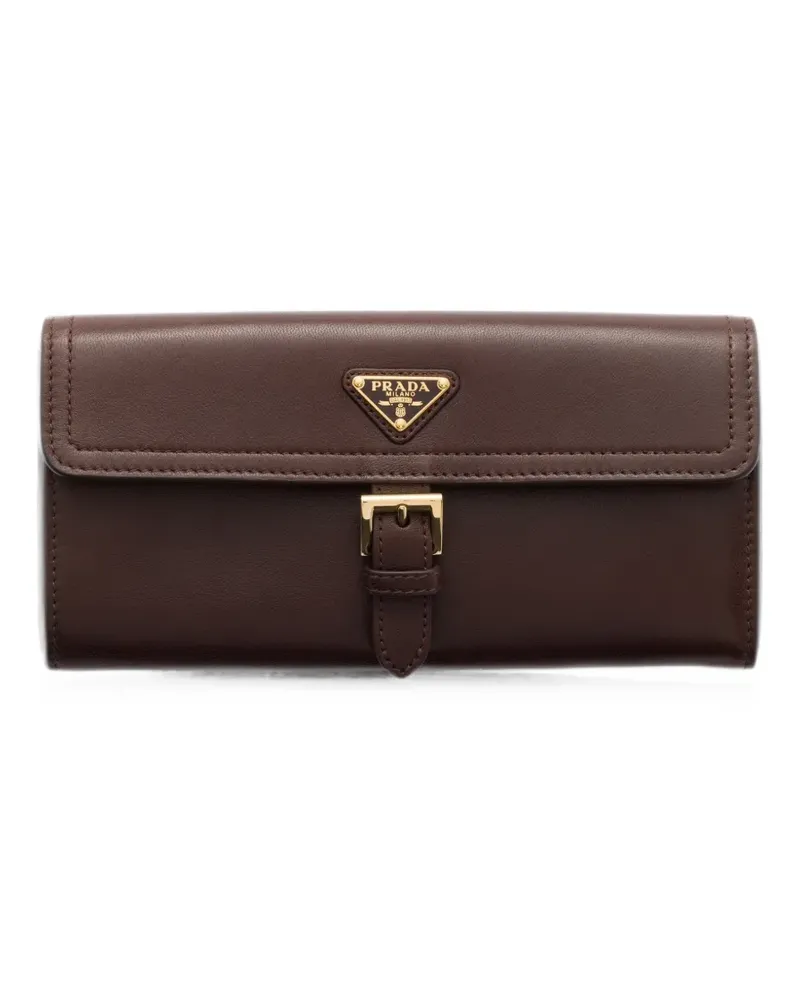 Prada large nappa leather wallet - Braun Braun