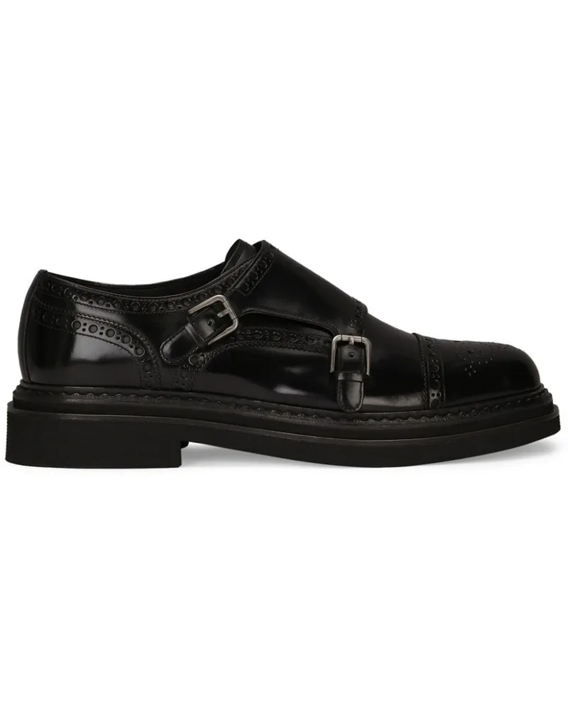 Dolce & Gabbana Klassische Monk-Schuhe - Schwarz Schwarz