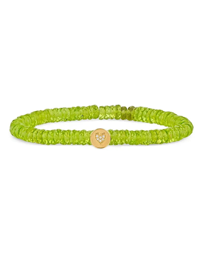 Sydney Evan Peridot Armband mit Diamanten - Gold Gold