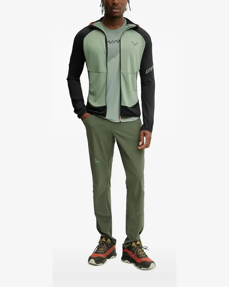 Dynafit Transalper Light Polartec® Kapuzenjacke mit Einsätzen - Grün Grün