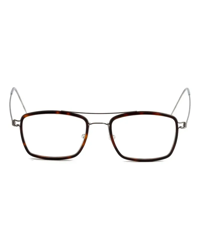 Lindberg Oscar square-frame glasses - Braun Braun