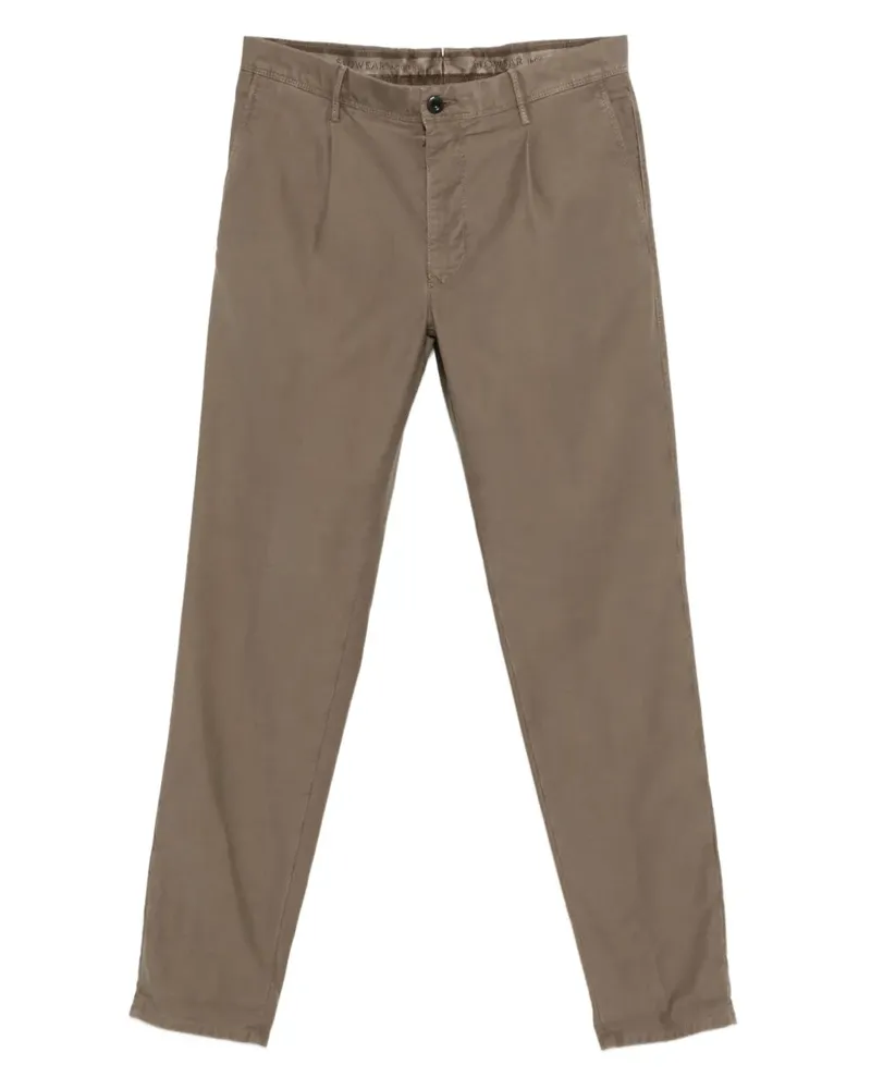 Incotex Plissierte Hose - Braun Braun