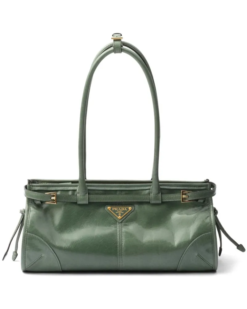 Prada Mittelgroße Bonnie Tote Bag - Grün Grün
