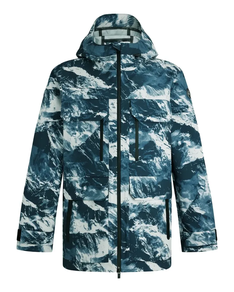 FUSALP Bromonz Skijacke mit Kapuze - Blau Blau