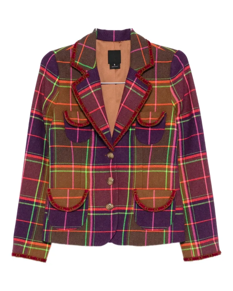 Anna Sui plaid jacket - Braun Braun