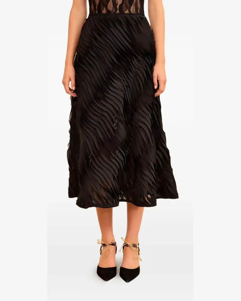 Ulla Johnson Amiko midi skirt - Schwarz Schwarz