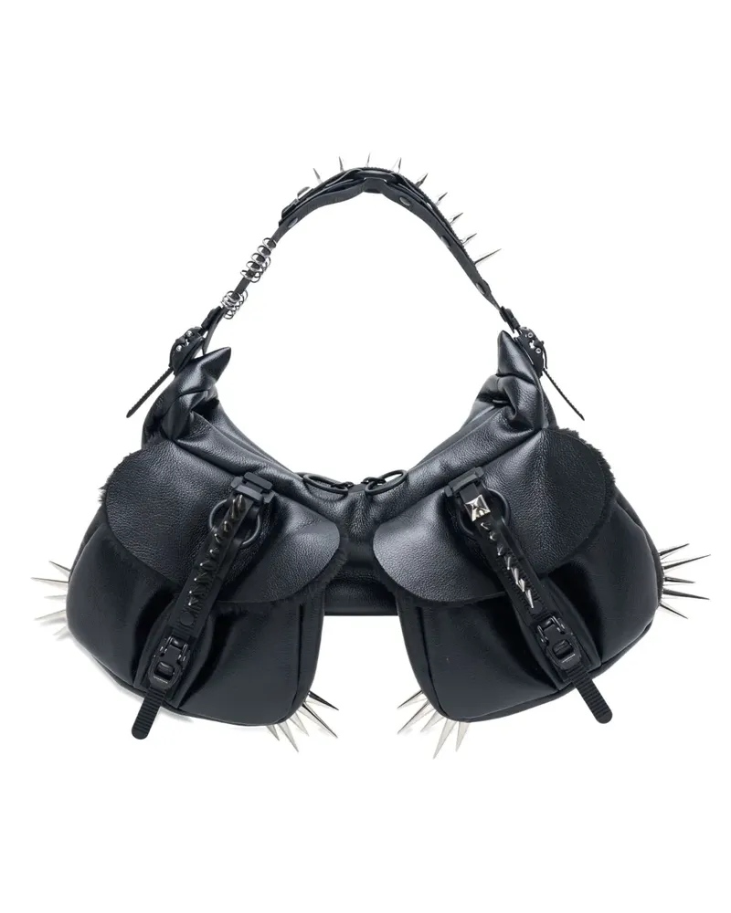 Junya Watanabe x Innerraum Schultertasche mit Nieten - Schwarz Schwarz