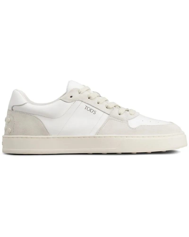 TOD'S Sneakers mit Wildledereinsätzen - Weiß Weiß