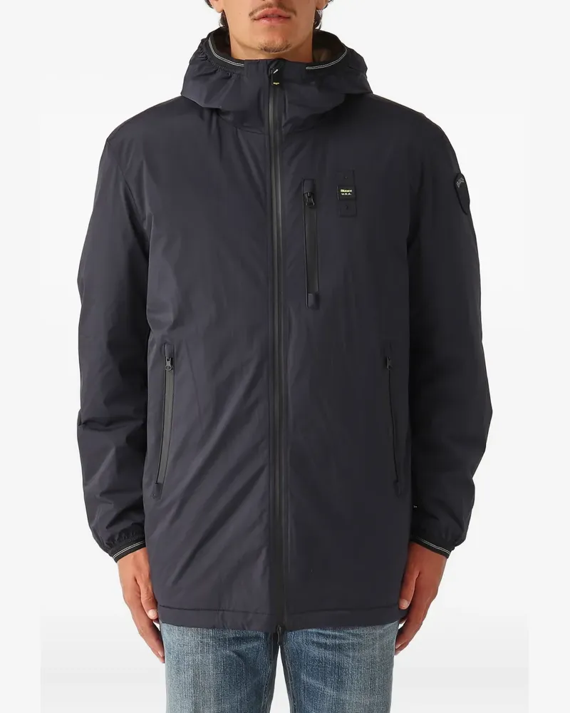 Blauer Jarvis zip-up hooded jacket Blau