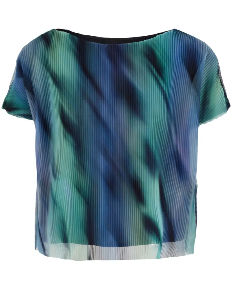 Armani Exchange T-Shirt mit grafischemPrint - Blau Blau