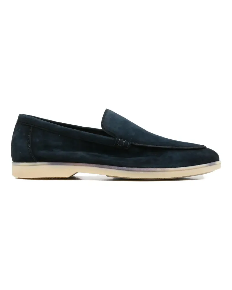 Alberto Gozzi almond-toe loafers - Blau Blau