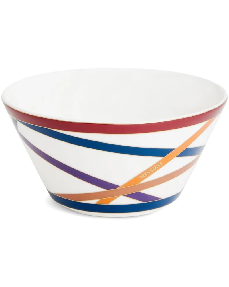 Missoni Home Nastri Obstschale - Weiß Weiß