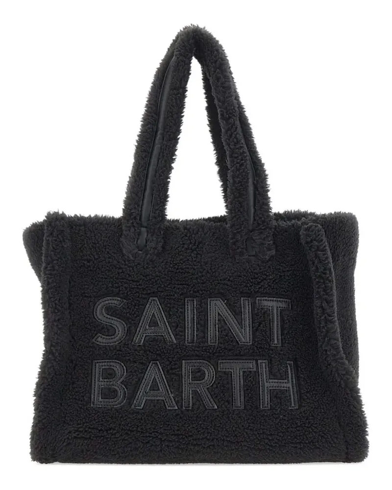 MC2 Saint Barth Colette Teddy embroidered tote bag - Schwarz Schwarz