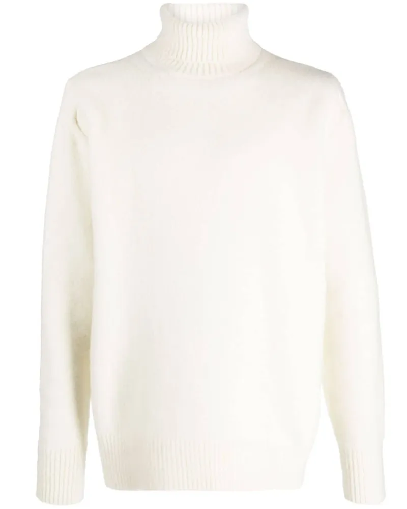 OAMC Pullover mit Intarsien-Logo - Nude Nude