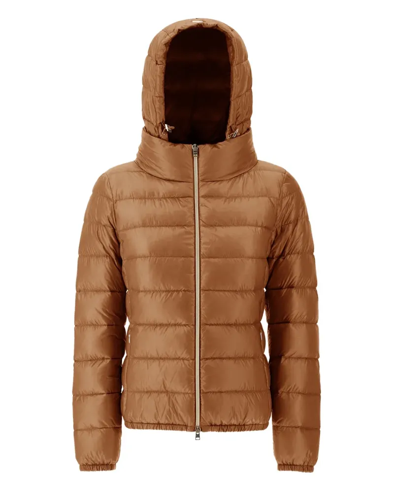 Herno Gesteppte Kapuzenjacke - Braun Braun