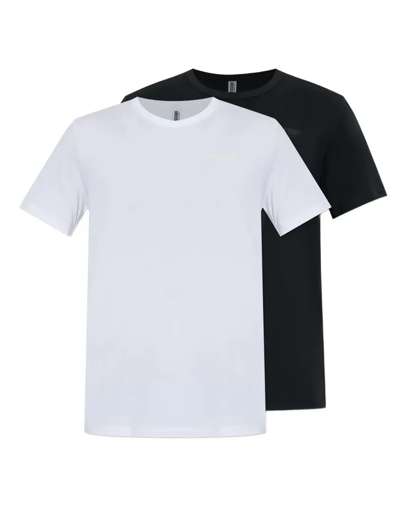 Moschino logo-detail T-shirt (pack of two) - Weiß Weiß