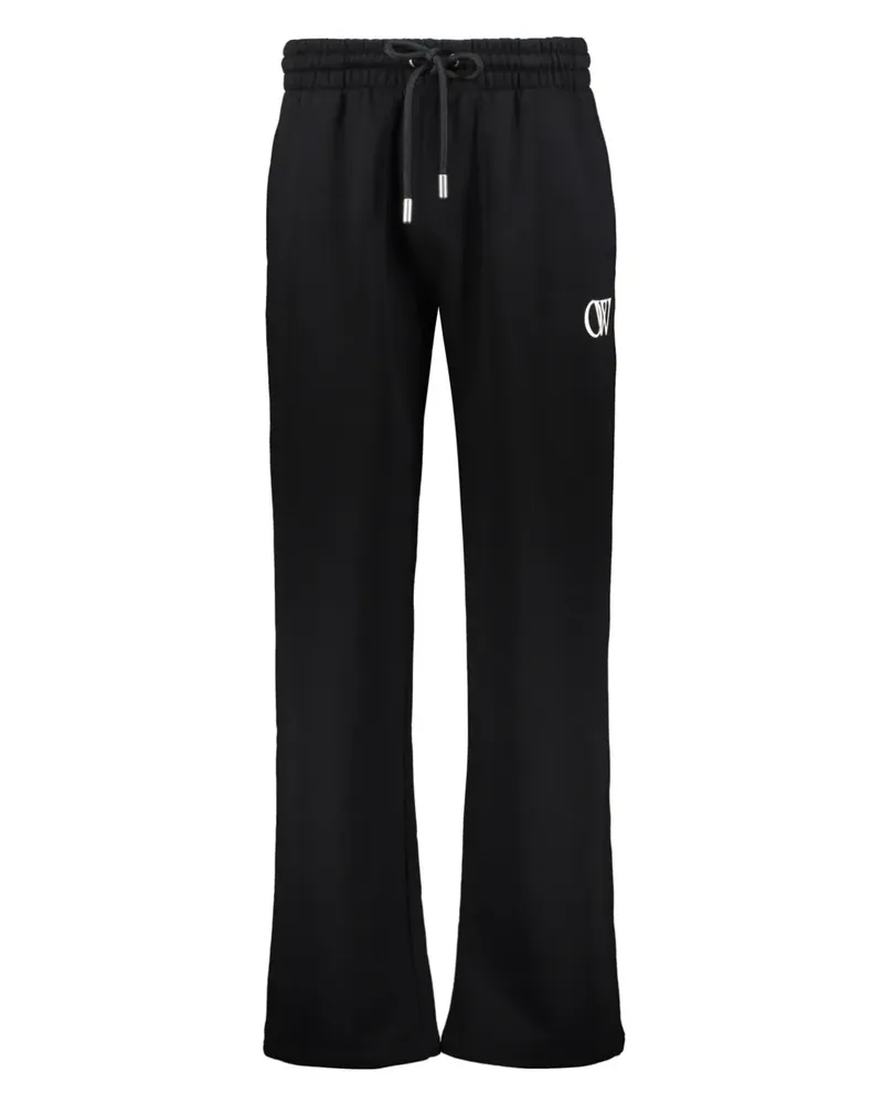 OFF-WHITE drawstring tracks pants - Schwarz Schwarz