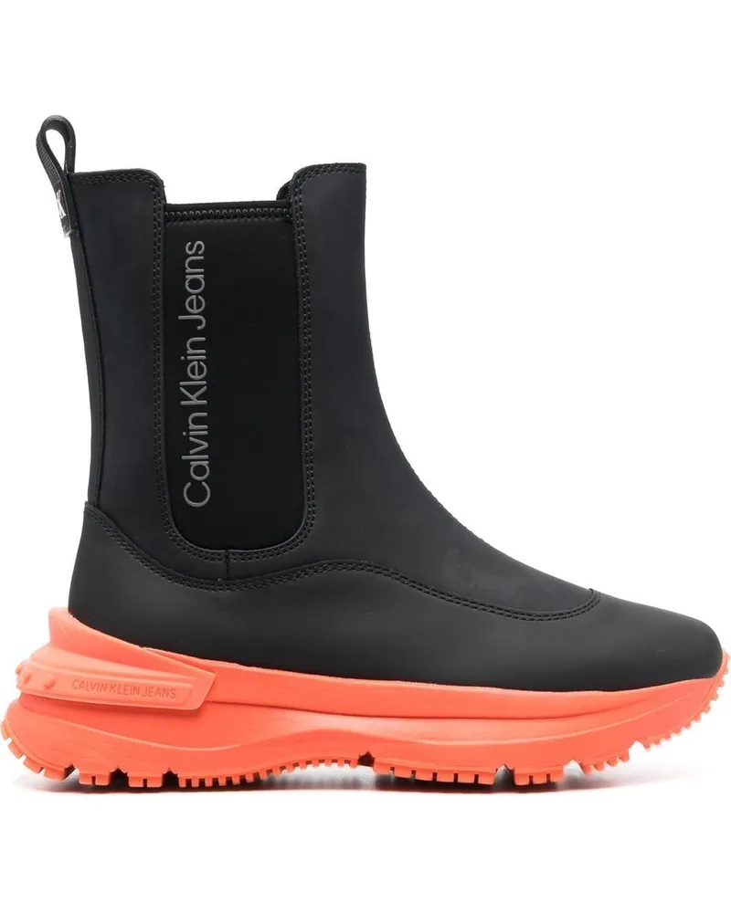Calvin Klein Chunky Runner Stiefeletten - Schwarz Schwarz
