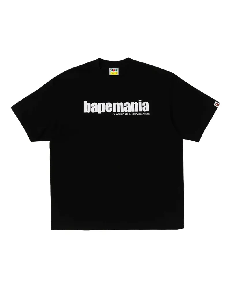 BAPE T-Shirt mit Logo-Print - Schwarz Schwarz