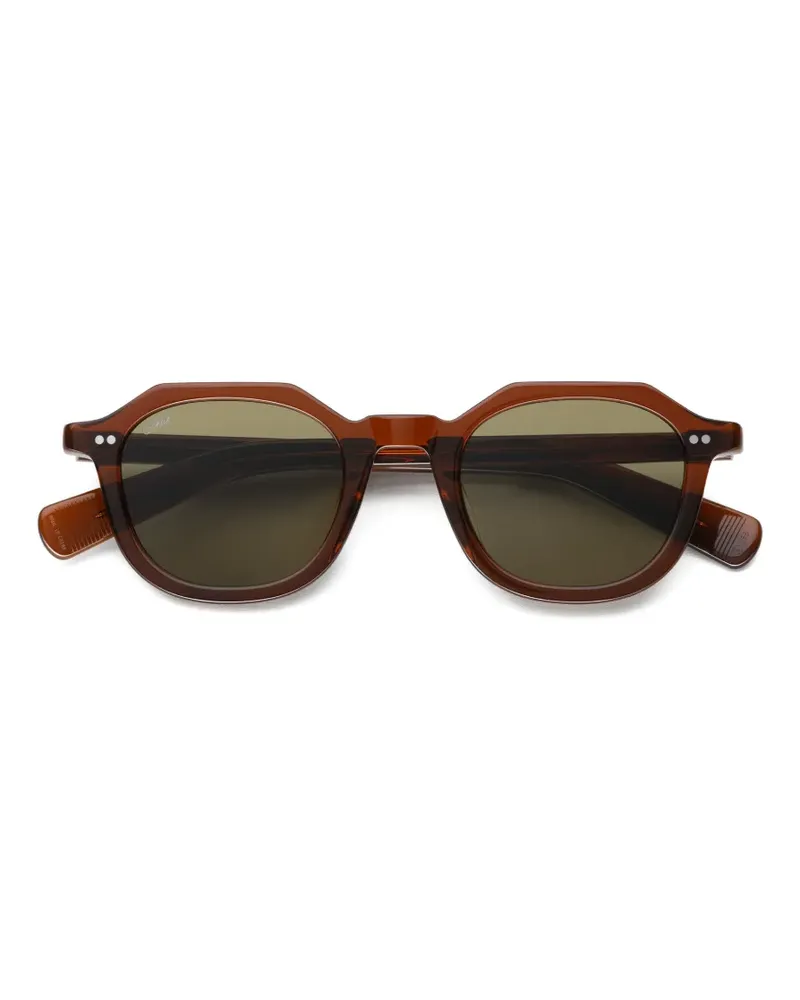 AKILA Eira Sonnenbrille mit geometrischem Gestell - Braun Braun
