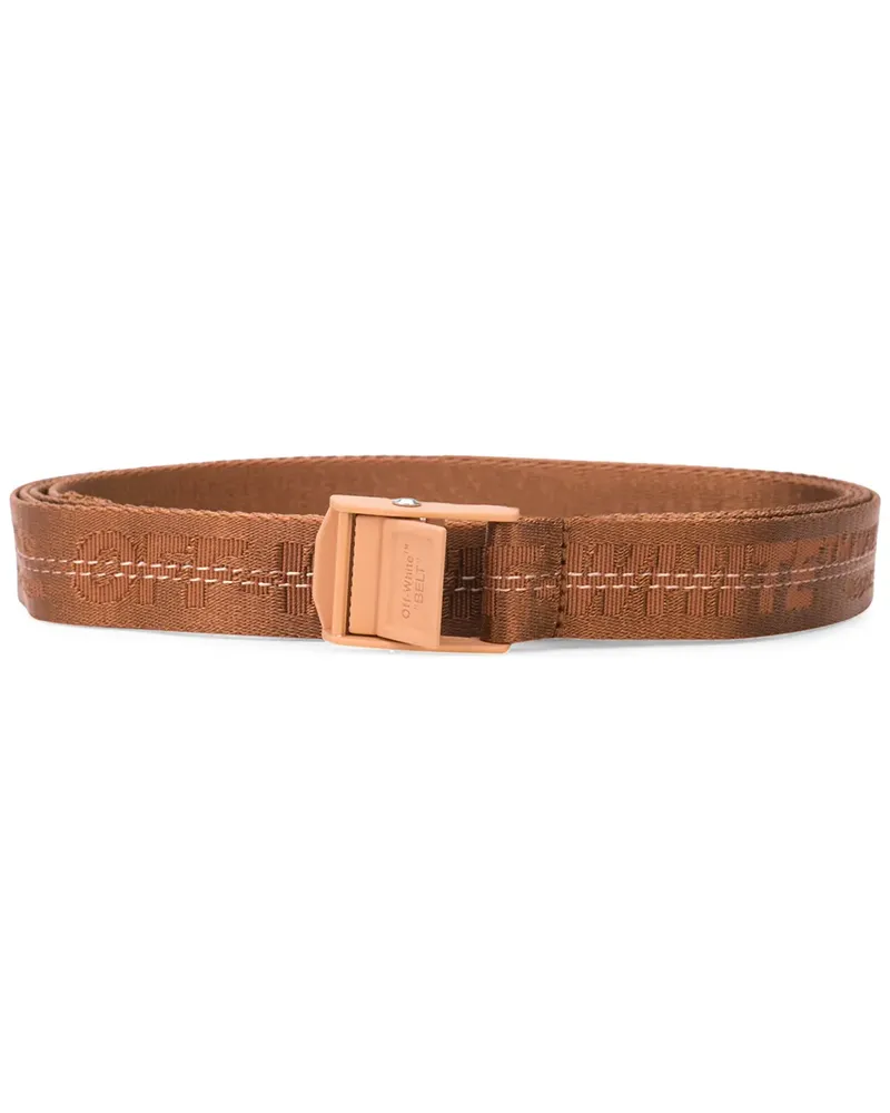 OFF-WHITE brand embroidery belt - Braun Braun