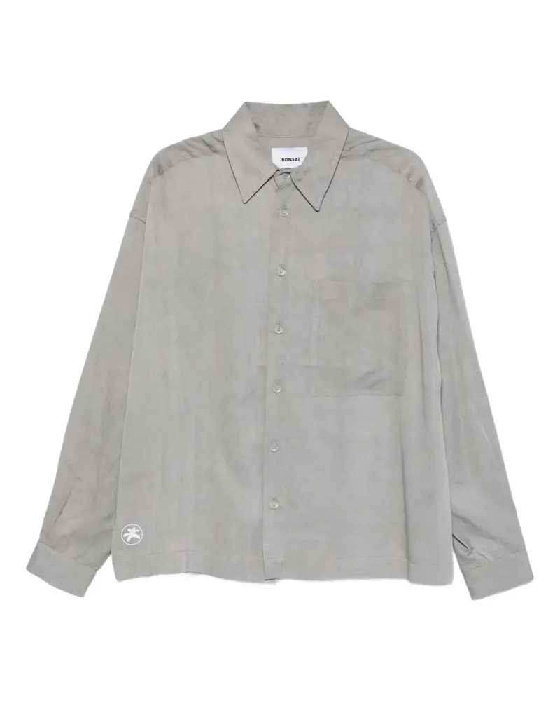 BONSAI pocket long-sleeved shirt - Grau Grau