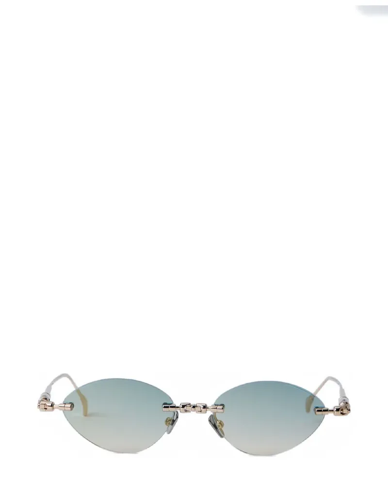 KUBORAUM H65 rimless oval sunglasses - Gold Gold