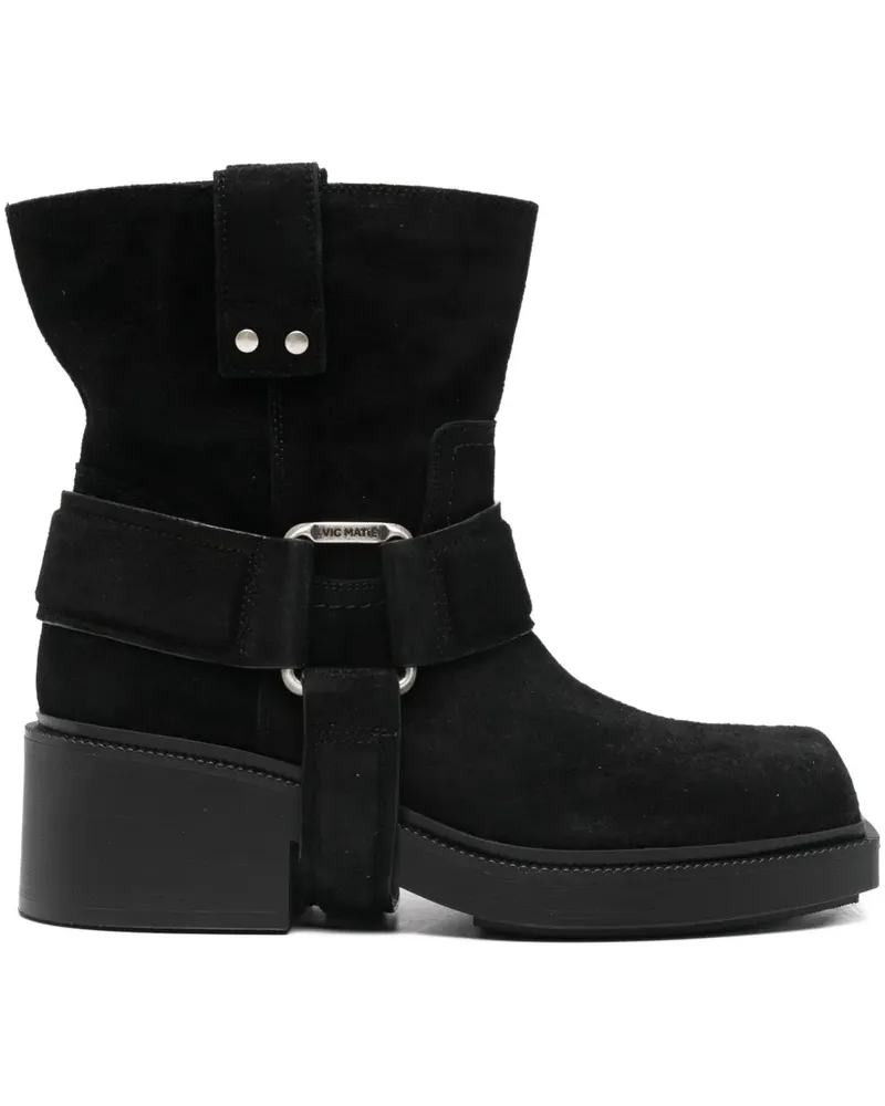 Vic Matié Stiefel mit Riemen - Schwarz Schwarz