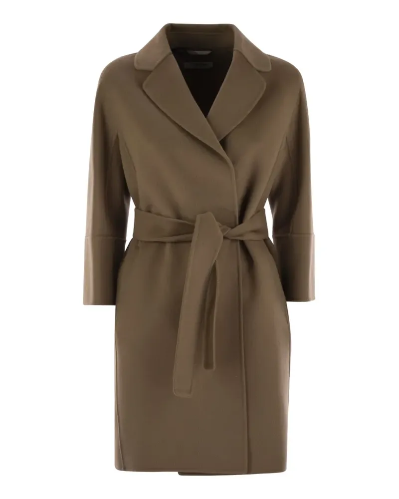 Max Mara Arona belted wool coat - Braun Braun