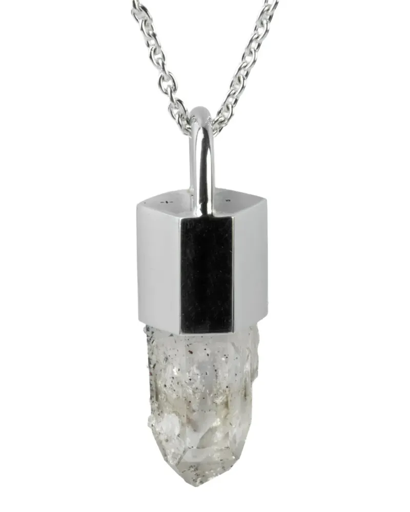 Parts Of Four sterling silver Talisman amethyst necklace - Silber Silber