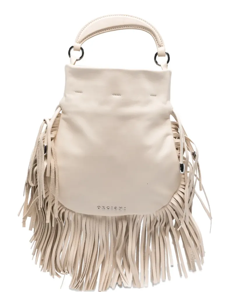 Orciani Juice Jungle tote bag - Nude Nude