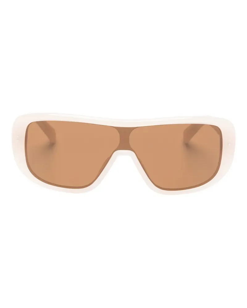 Jacquemus geometric-frame sunglasses - Nude Nude