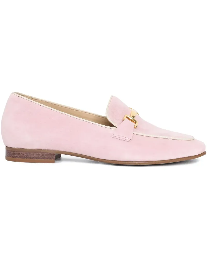 Sarah Chofakian Sucre Glace metal-detail loafers - Rosa Rosa