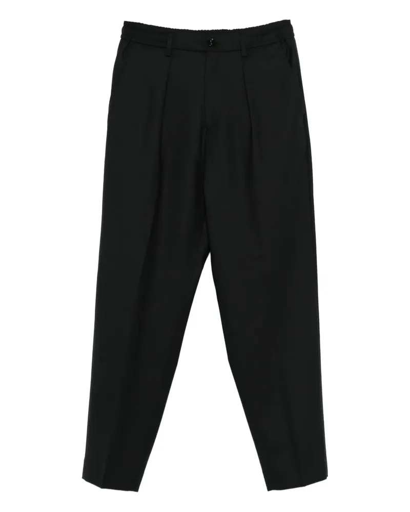 Be Able Dominique Hose mit Falten - Schwarz Schwarz